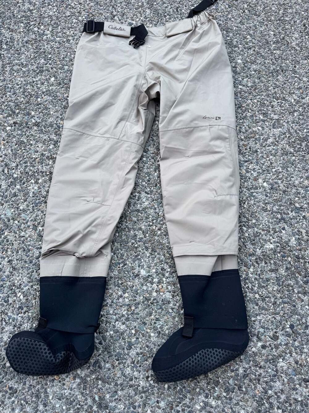 Cabela's 4-Most Stockingfoot Waders Khaki Size Large